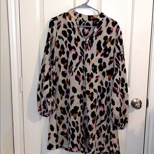 Leopard print dress